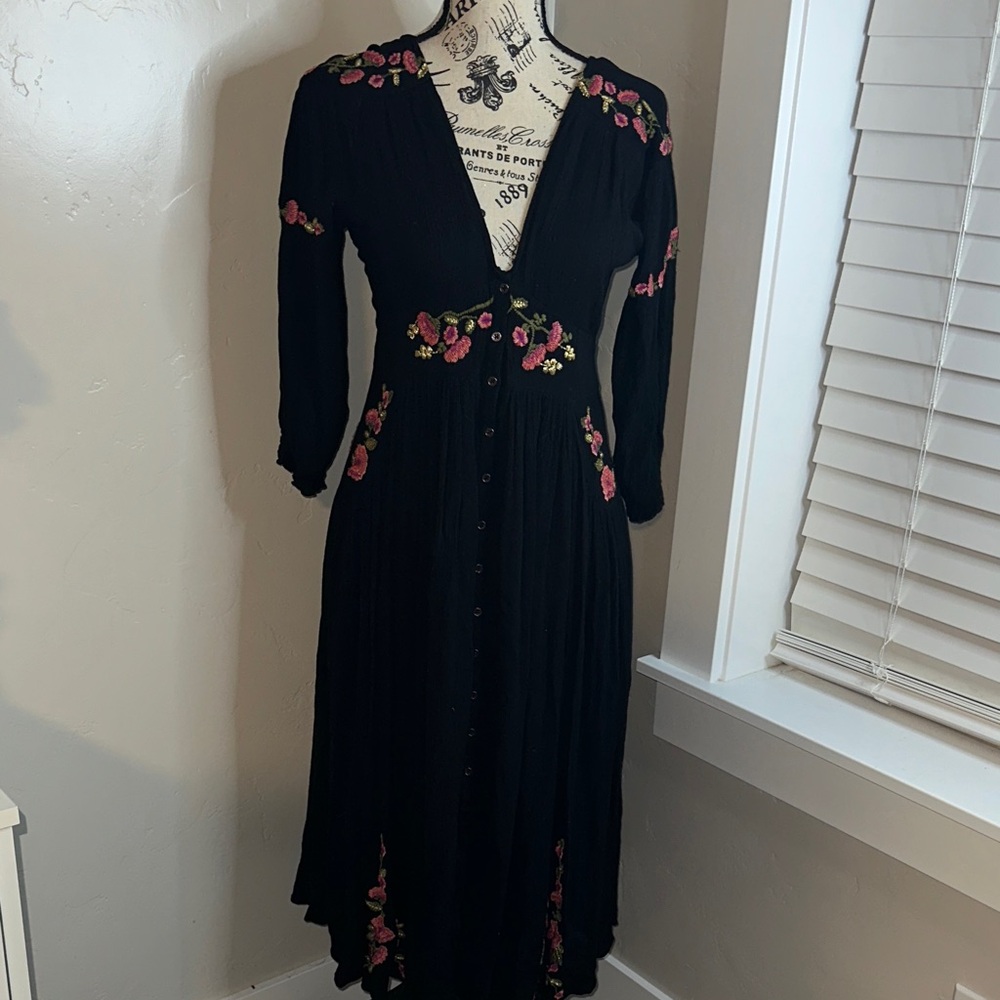 Free People Embroidered Dress
